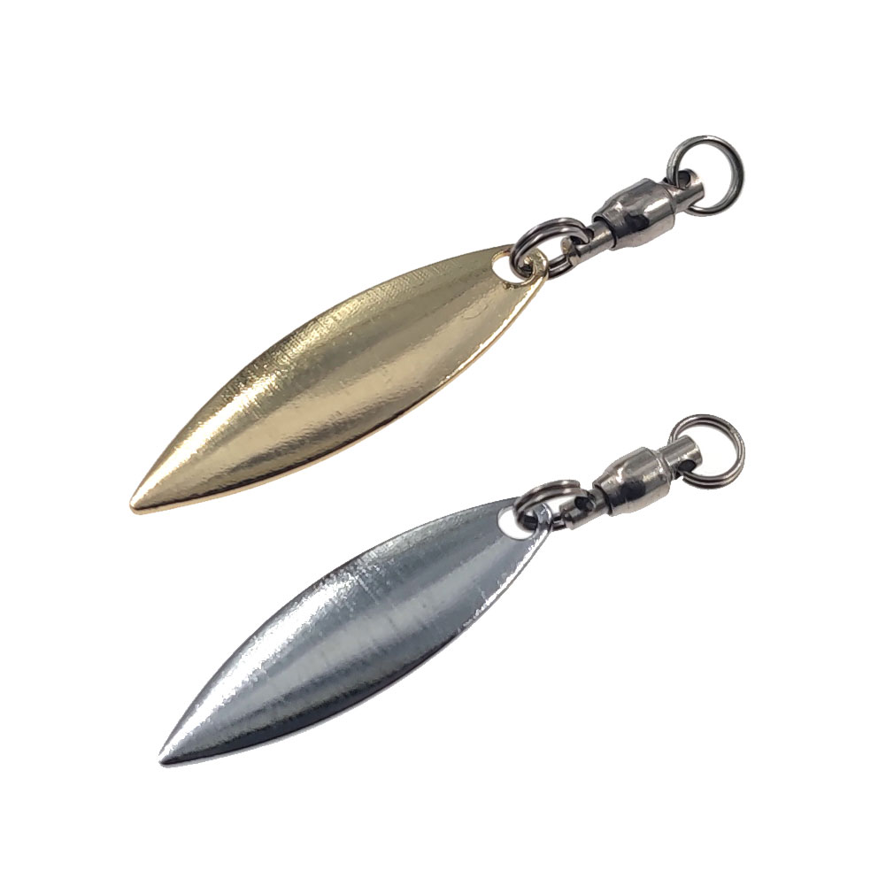 Fishing Lure Blade Bait - 10 pièces feuille de saule lames