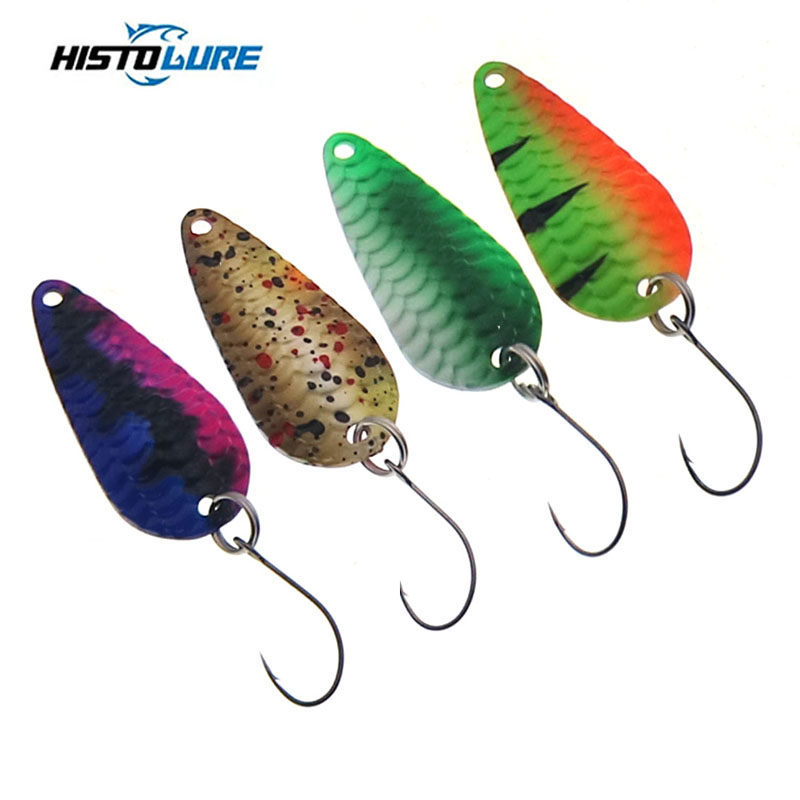 Fishing Lure Spoon - Pêcher la Truite Cuillère Crochet Simple