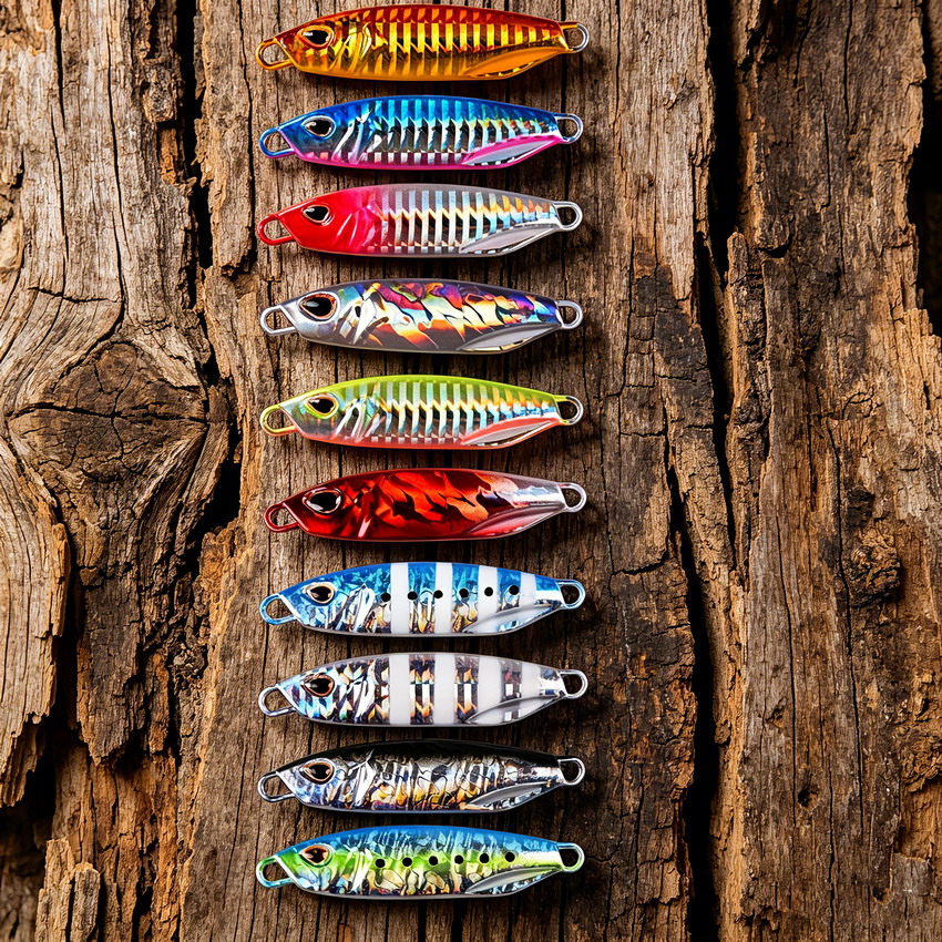 Lot de 10 leurres de pêche en  - Fishing Lure Spoon avis et prix