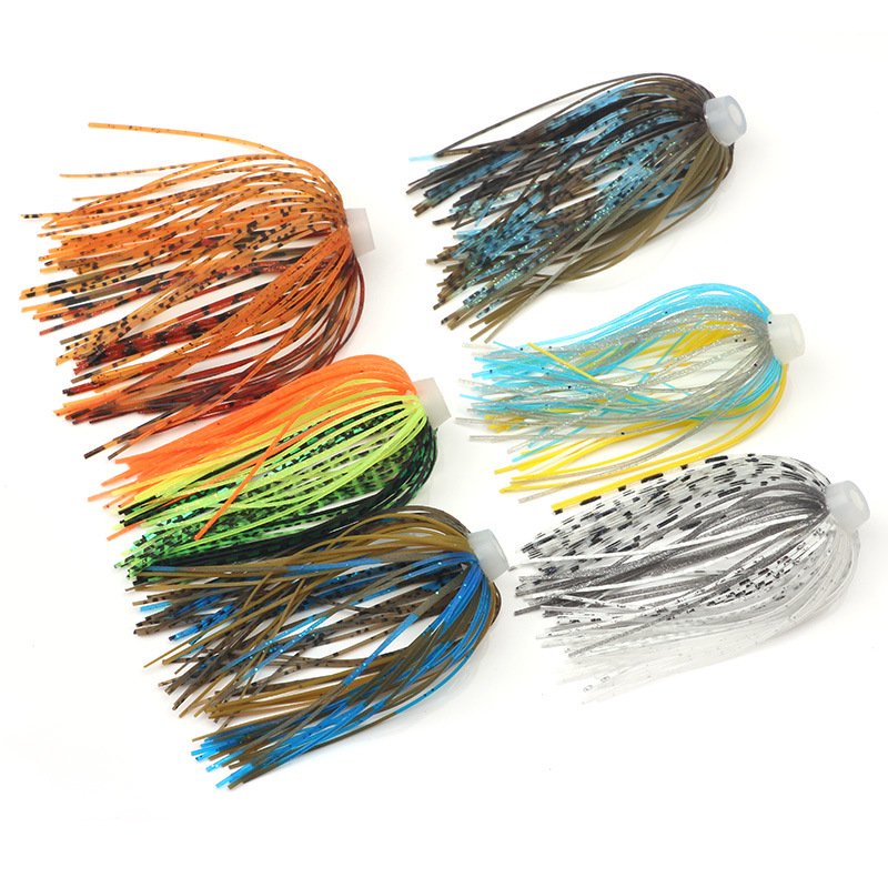 5 pcs/lot 88 brins 64mm jupes  - Fishing Lure Spinnerbait avis et prix