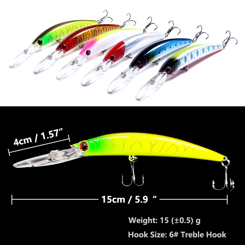 1 pièces 15 cm 15g plongée pro - Fishing Lure Spoon avis et prix
